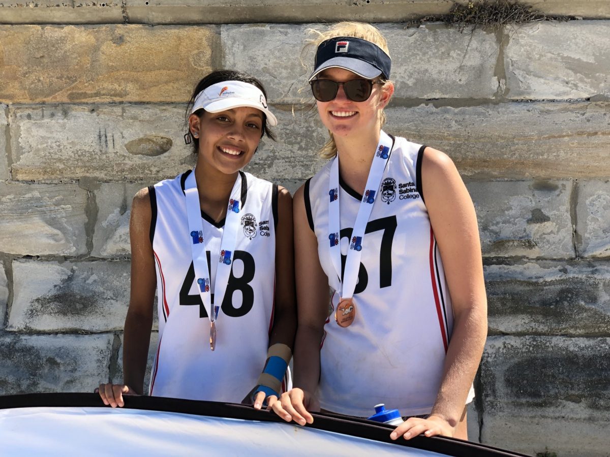 Beach Volleyball gold - Santa Sabina College